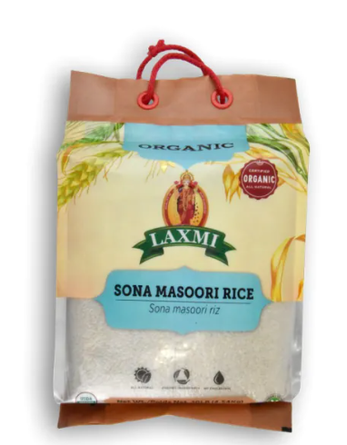 LAXMI Sona Masoori Rice Organic